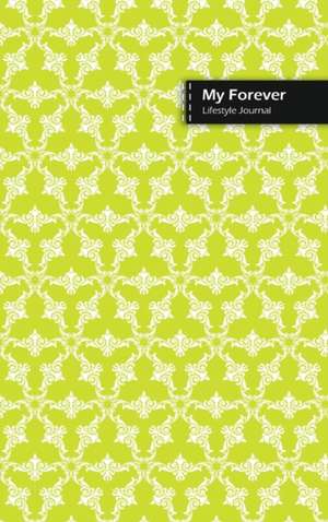 My Forever Lifestyle Journal, Blank Write-in Notebook, Dotted Lines, Wide Ruled, Size (A5) 6 x 9 In (Yellow) de Design