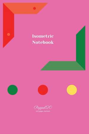 Isometric Notebook| Pink Cover |124 pages|6x9 de Pappel20