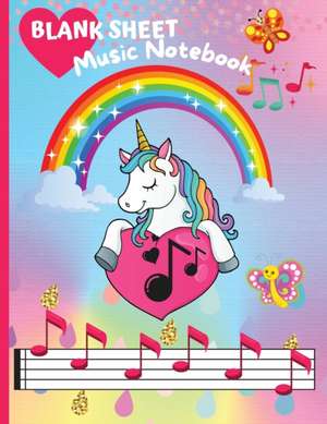 Blank Sheet Music Notebook de Eightidd Fun Time