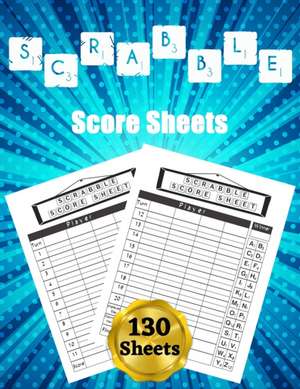 Scrabble Score Sheets de Scorebooks Essentials