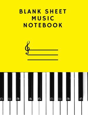 BLANK SHEET MUSIC NOTEBOOK de Chase Malone