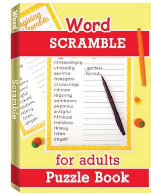 Word Scramble Puzzle Book for Adults de Nisclaroo