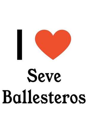 I Love Seve Ballesteros: Seve Ballesteros Designer Notebook de Perfect Papers