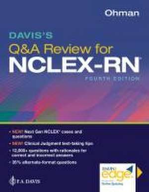 Davis's Q&A Review for Nclex-Rn(r) de Kathleen A Ohman