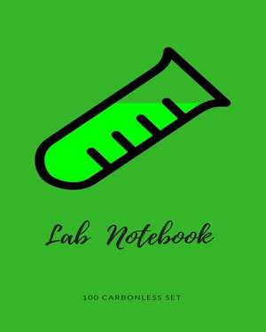 Lab Notebook 100 Carbonless Set: Chemistry Students 100 Duplicate Page Sets de Sci Edu