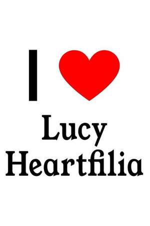 I Love Lucy Heartfilia: Lucy Heartfilia Designer Notebook de Perfect Papers