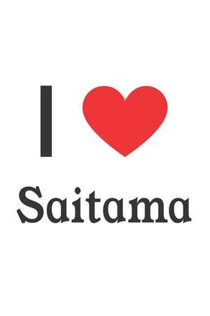 I Love Saitama: Saitama Designer Notebook de Perfect Papers