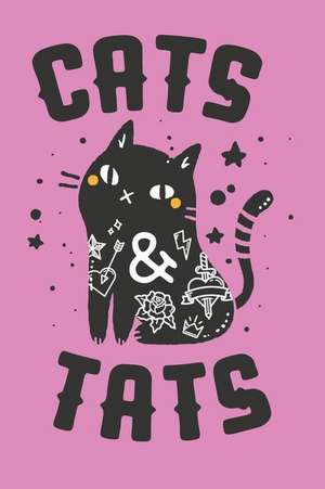 Cats & Tats: Black Cat Journal, Tattoo Notebook, Cat Journal for Women, Cute Funny Kitty for Bullet Journaling, Lined Blank 6x9 Hal de Opal Star