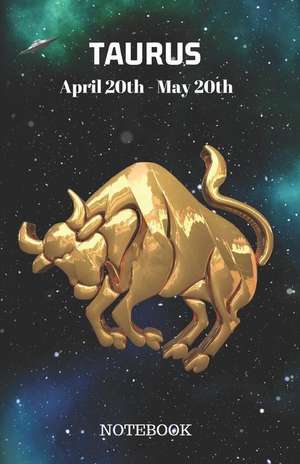 Taurus April 20th to May 20th Notebook: Taurus Notebook Composition Journal Book de Metta Art