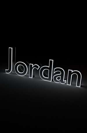 Jordan: Blank Notebook with Dot Grid Border de Custom Book Creations