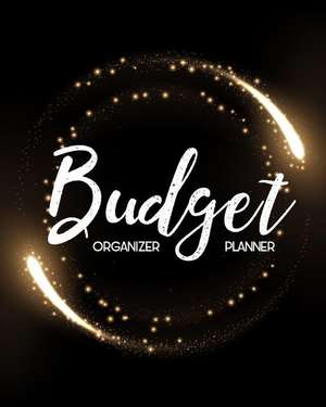 Budget Planner Organizer: Round Gold Rings 12 Month Budget Planner Journal Finance Planner, Money Organizer, Debt Tracker de Maggie C. Harrington