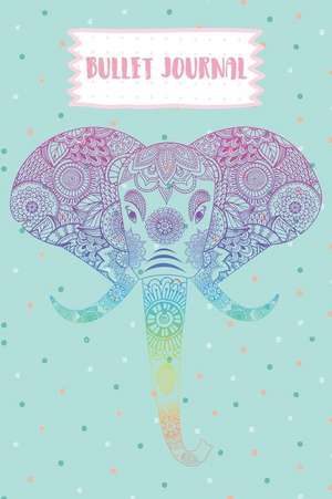 Bullet Journal: Spiritual Mandala Elephant Notepad 150 Dotted Page 6x9 Great Gift Idea de Bujo Heaven