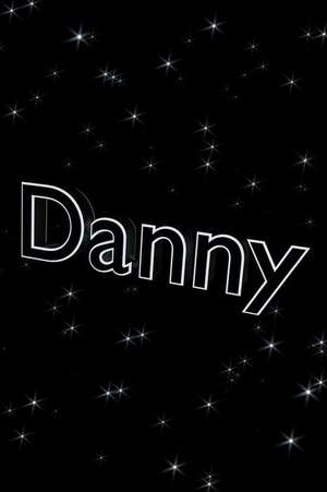 Danny: Blank Notebook with Dot Grid Border de Custom Book Creations