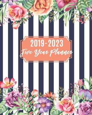 2019-2023 Five Year Planner: Monthly Schedule Organizer, 60 Months Calendar for Next Five Years de Jackie Bell