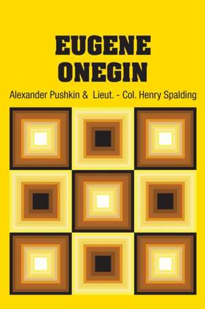 Eugene Onegin de Alexander Pushkin