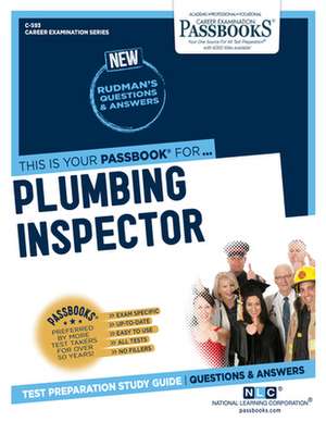 Plumbing Inspector (C-593) de National Learning Corporation