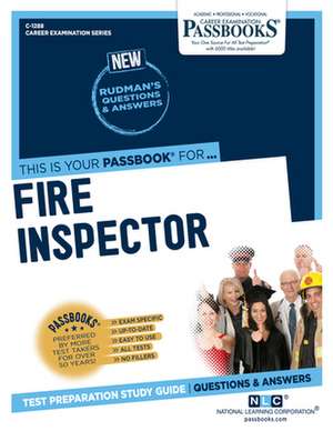 Fire Inspector (C-1288) de National Learning Corporation