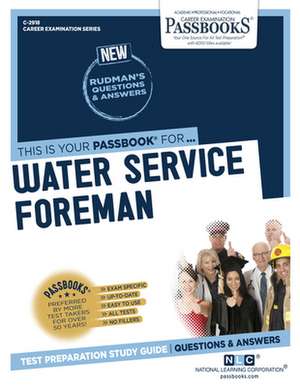 National Learning Corporation: Water Service Foreman (C-2918