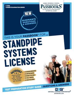 Standpipe Systems License (C-3768) de National Learning Corporation