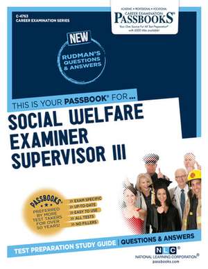 National Learning Corporation: Social Welfare Examiner Super