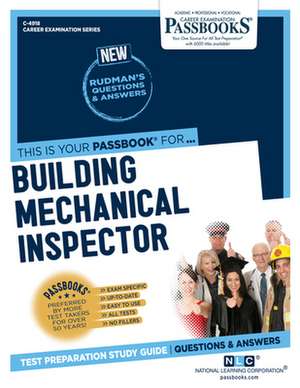 Building Mechanical Inspector (C-4918) de National Learning Corporation