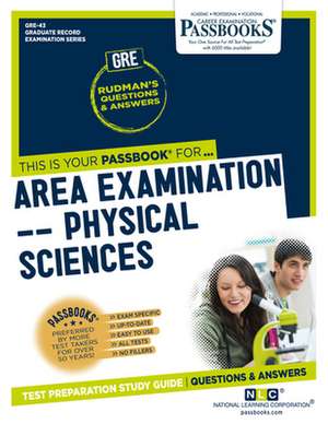 Area Examination - Physical Sciences de National Learning Corporation