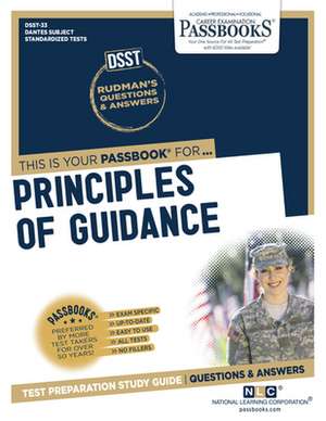 Principles of Guidance (Dan-33): Passbooks Study Guide Volume 33 de National Learning Corporation