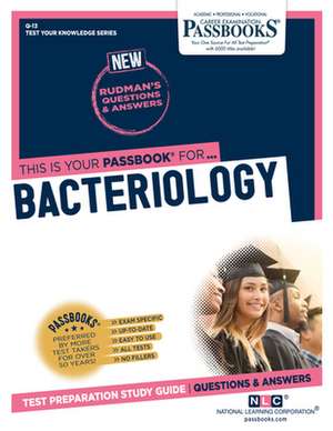 National Learning Corporation: Bacteriology (Q-13)