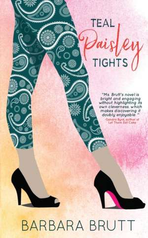 Teal Paisley Tights de Barbara Brutt