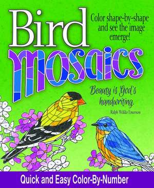 Bird Mosaics: Quick and Easy Color-By-Number de Product Concept Editors