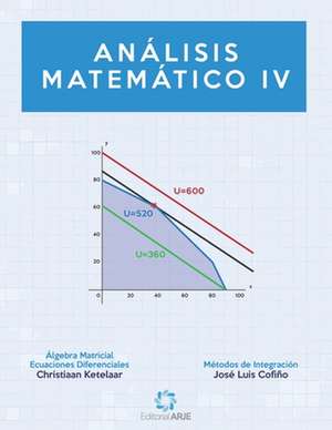 Análisis Matemático IV: Álgebra Matricial y Métodos de Integración de José Luis Cofiño