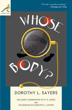 Whose Body? de Dorothy L. Sayers