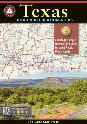 Texas Road & Recreation Atlas 2nd Edition de National Geographic Maps