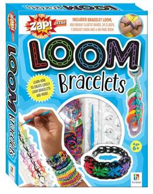 Loom Bracelets [With 600 Elastic Bands/Clasps/Crochet Hook] de Hinkler Books