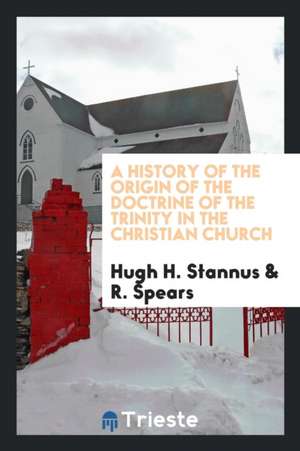 A History of the Origin of the Doctrine of the Trinity in the Christian Church de Hugh H. Stannus