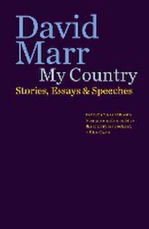 My Country de David Marr