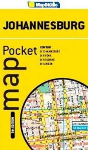 Pocket tourist map: Johannesburg de Map Studio