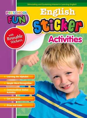 Preschool Fun - English Sticker Activities de Popular Book Company