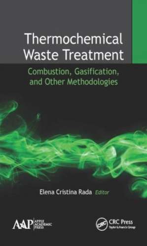 Thermochemical Waste Treatment: Combustion, Gasification, and Other Methodologies de Elena Cristina Rada