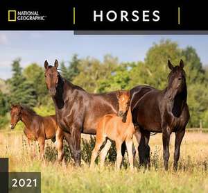 Cal 2021- National Geographic Horses Wall de National Geographic