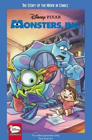 Disney/Pixar Monsters Inc.: The Story of the Movie in Comics de Disney/Pixar