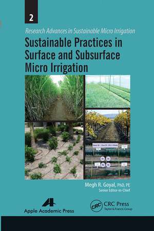 Sustainable Practices in Surface and Subsurface Micro Irrigation de Megh R. Goyal