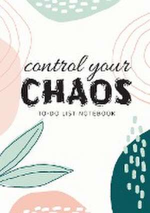 Control Your Chaos | To-Do List Notebook de Blank Classic