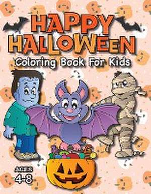 Happy Halloween Coloring Book for Kids de Engage Books (Activities)