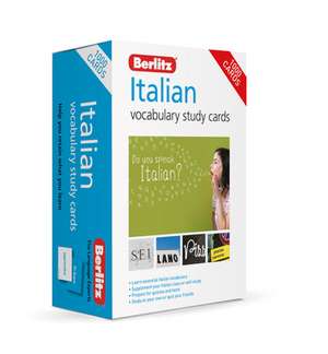 Berlitz: Berlitz Vocabulary Study Cards Italian (Language Fl de Berlitz Publishing