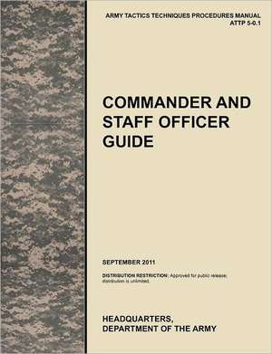 Commander and Staff Officer Guide de U. S. Army Training and Doctrine Command