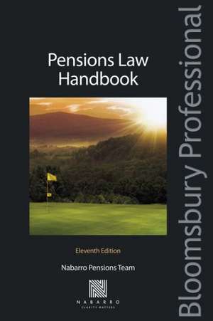 PENSIONS LAW HANDBK REV/E 11/E