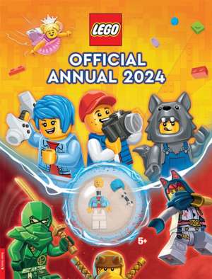 LEGO® Books: Official Annual 2024 (with gamer LEGO® minifigure) de Buster Books