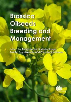 Brassica Oilseeds – Breeding and Management de Arvind Kumar