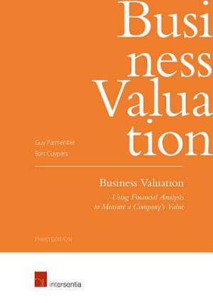 Business Valuation (third edition) de Guy Parmentier